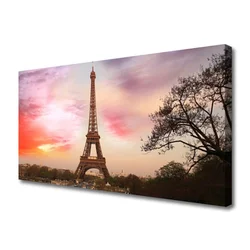 tulup.si Slika na platnu Eifflov stolp arhitektura 120x60 cm