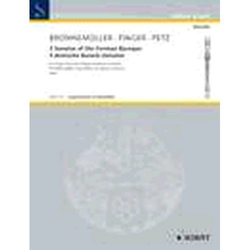 BRONNEMUELLER FINGER PETZ:3 SONATAS ABF