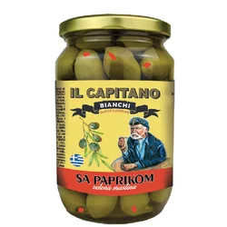 IL CAPITANO Zelene masline sa paprikom, 720g