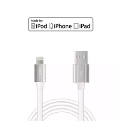 USB data kabl 3 in 1(Micro+tip C+iPhone) Rubber U1047 White