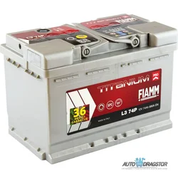 AKUMULATOR 12V 74Ah D+ FIAAM TITANIUM PRO