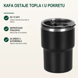 Castelli Termo šolja Brilla, 355 ml, Crna