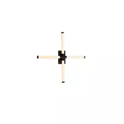 Rabalux Zidna lampa Tilora, LED, 16W, 4000K, IP44, Crno-bela