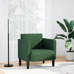 Sofa fotelja s naslonima za ruke tamno zelena 54 cm