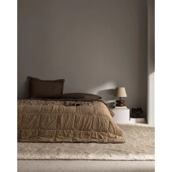 Madame Coco Set posteljina i prekrivač Vincent, 155x215cm, Braon