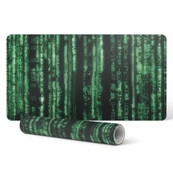 shumee Zaščitna podloga za mizo Digital Code Falling 100x50 cm