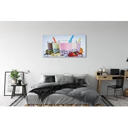 tulup.si Slika na platnu Mlečni napitki s sadjem 120x60 cm