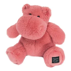 Plyšový hrošík HipHug Histoire d’ Ours červený 25 cm od 0 mes HO3099