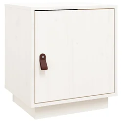 Vidaxl Nočna omarica 40x34x45 cm trdna borovina
