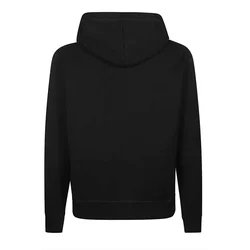 Črn pulover s kapuco Dsquared