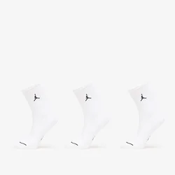 Nogavice Jordan Everyday Crew Socks 3-Pack White/ Black L
