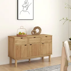 Komoda 114 x 43 x 73,5 cm od masivne borovine