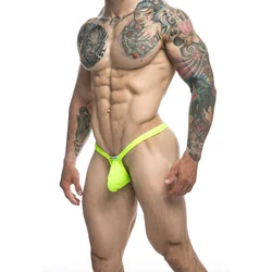 Justin+Simon Bulge Thong Neon Green M