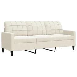 Vidaxl Trosed krem 180 cm žamet