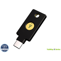 YUBICO varnostni ključ YubiKey 5C NFC FIPS, USB-C, črn