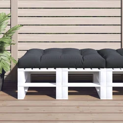 Jastuk za palete antracit 120 x 80 x 12 cm od tkanine