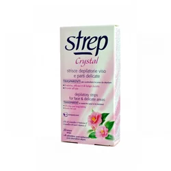 Strep Crystal trake za depilaciju lica 20kom