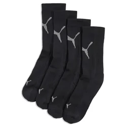 PUMA Running Crew Socks Unisex (2-Pack), Clothing, Black, 35-38
