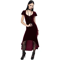 Ženska obleka KILLSTAR - Hadean Muse - Rdeča - KSRA012075