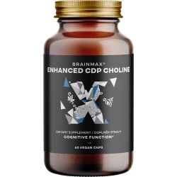 BrainMax Enhanced Citicholine, 60 rastlinskih kapsul