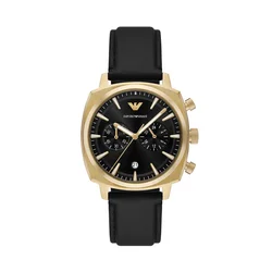 Emporio Armani Analogna ura zlata/črna