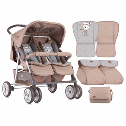 Lorelli Kolica za blizance Twin Beige Indian Bear