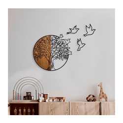 WALLXPERT Zidna dekoracija Tree And Birds 2