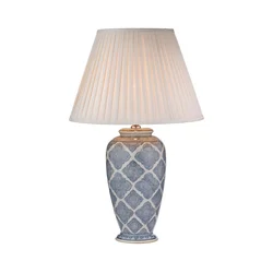 Där Lighting ELY4223 - Stona lampa ELY 1xE27/60W/230V plava