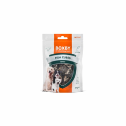 Boxby Poslastica za pse Adult Kockice Riba, 60 g