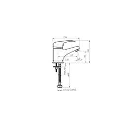Baterija za umivaonik Optima-18