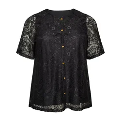 Zizzi Bluza MFREJA črna
