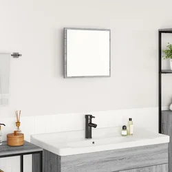 LED kupaonsko ogledalo Zidne Siva Sonoma 40 x 37 x 8.5 cm