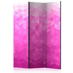 artgeist Paravan Pink Pixel, 3-Delni, Dvostranski