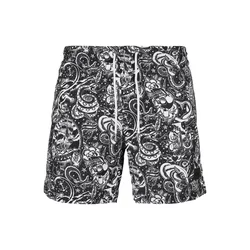 Urban Classics Kratke kopalne hlače, črna