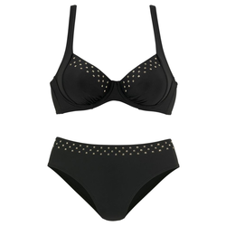 LASCANA Bikini, črna