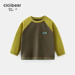 Ciciibear Majica dugih rukava za dečake, Zelena