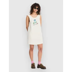 Volcom Fa Mickey Mason Dress dirty white