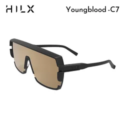 Hilx Unisex naočare za sunce, Crne
