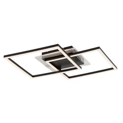 Rabalux Plafonjera Ottavia, LED, 28W, 3000K, 70x47cm, Crna