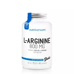 Nutriversum L-Arginine, 800mg, 60 kapsula