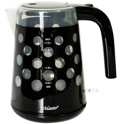 MAESTRO MR-045-BLACK električni grelnik vode 1,7 l 2200 W