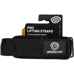 Atleticore Pro Lifting Straps, Black, (20702161)
