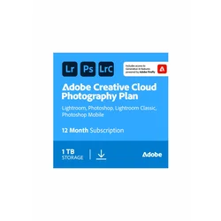 Adobe Creative Cloud Photography Plan Subscription (1 Year, 1 TB) Key EUROPE