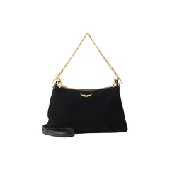 Zadig & Voltaire Torba za čez ramo JIM črna