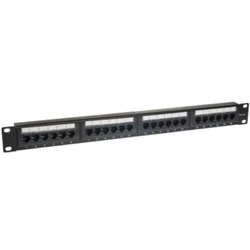 MikroTik Patchcord kabel panel UTP 5e, 24, Rek 19“ 1U