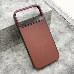 Futrola color metal magsafe za iphone 17 pro max (6.9)/iphone 18 pro max (6.9) dark cherry (big camera) ( F126120 )