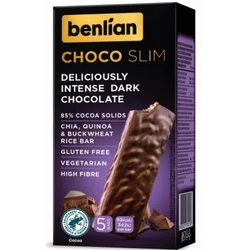 BAR BEZ GLUTENA CHOCO SLIM KAKAO 85% BENLIAN 80G