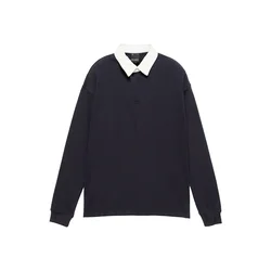 Pull&Bear Majica temno modra
