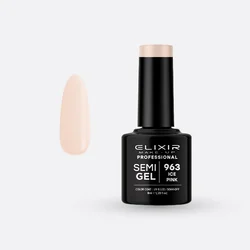 Elixir Gel lak Semi 963, Ice Pink, 8ml