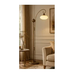 Brilagi - Stojeća lampa MOLLERO 1xE27/15W/230V bronza/patina